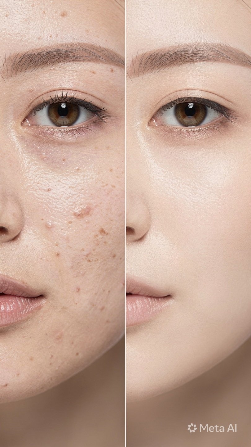 Marée Glow Facial before and after — Single visit